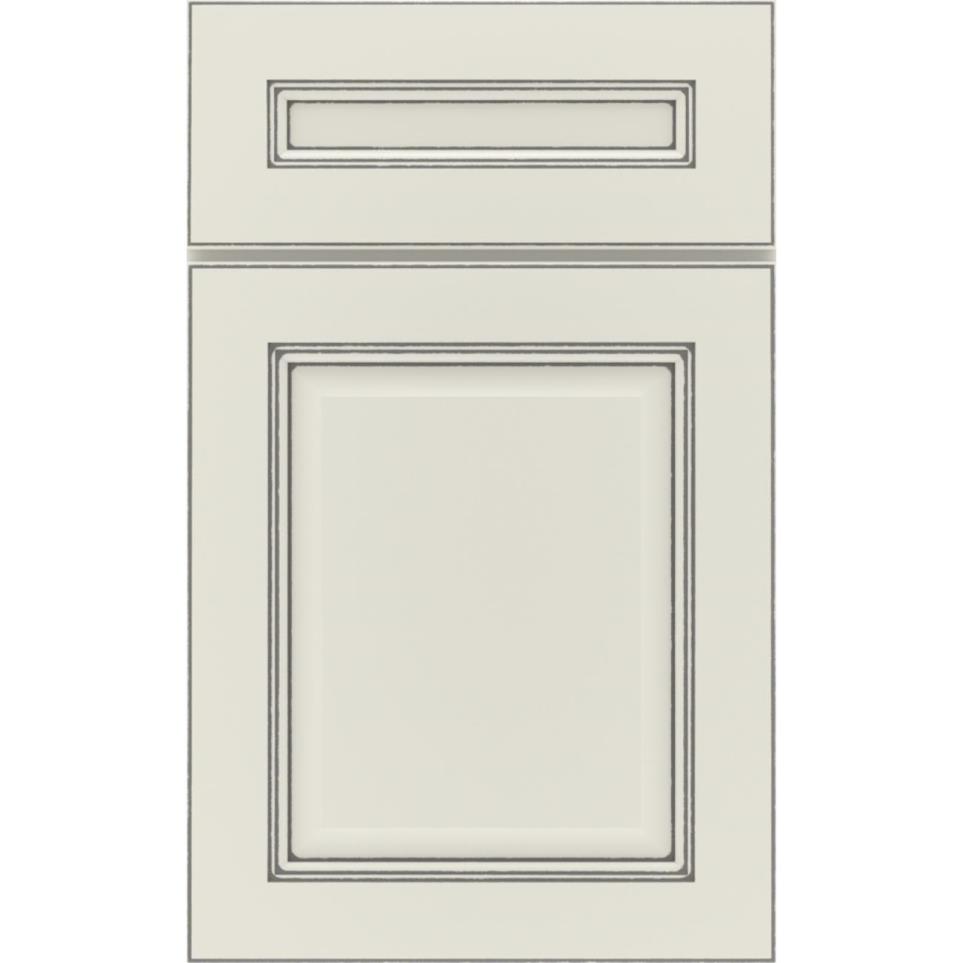 5 Piece Icy Avalanche Grey Stone Glaze - Paint 5 Piece Cabinets
