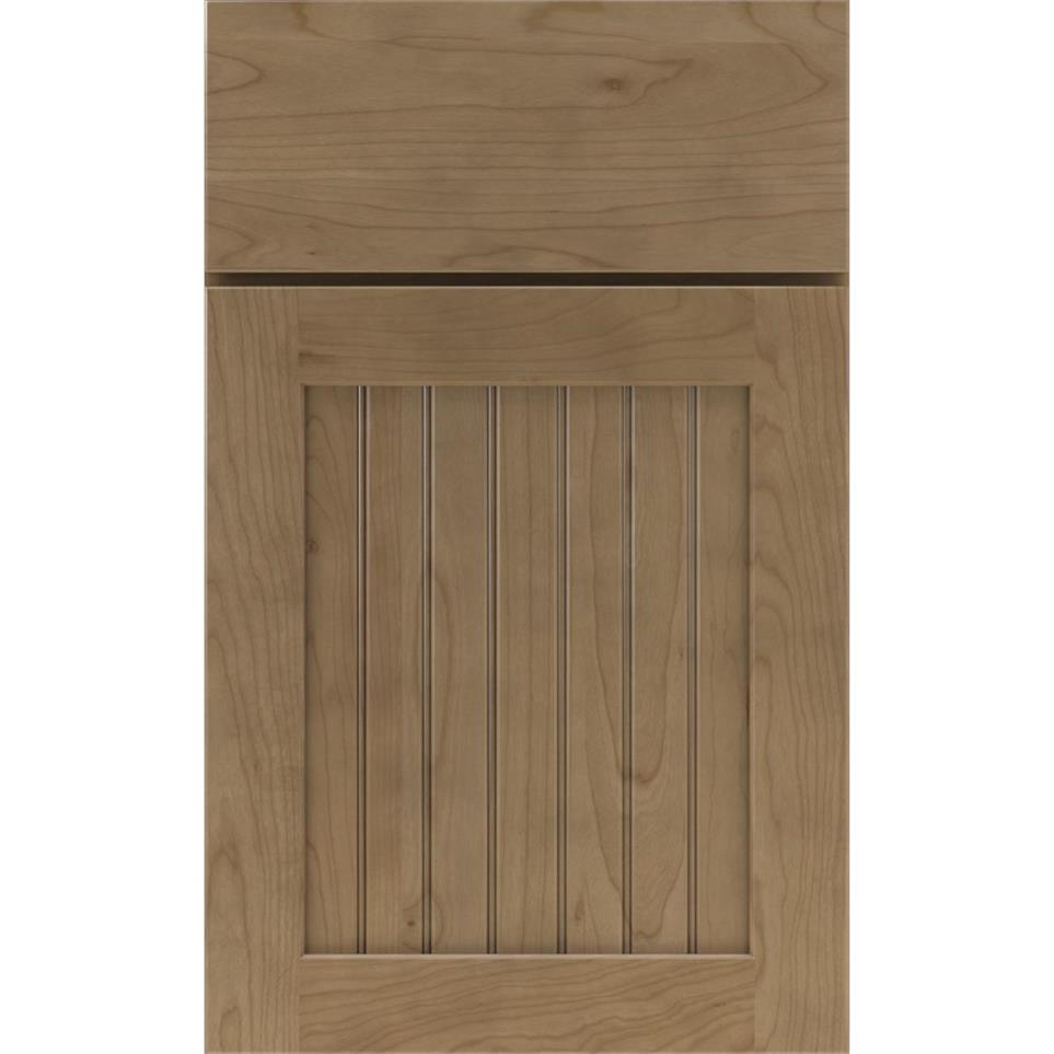Square Buckskin Medium Finish Square Cabinets