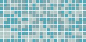 Mosaic Blissful Blend Matte Blue Tile
