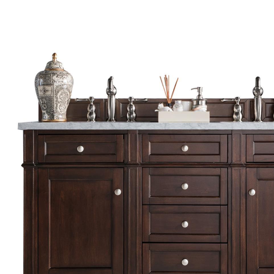 Base with Sink Top Burnished Mahogany Dark Finish Vanities