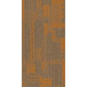 Loop Kinetic Orange Carpet Tile