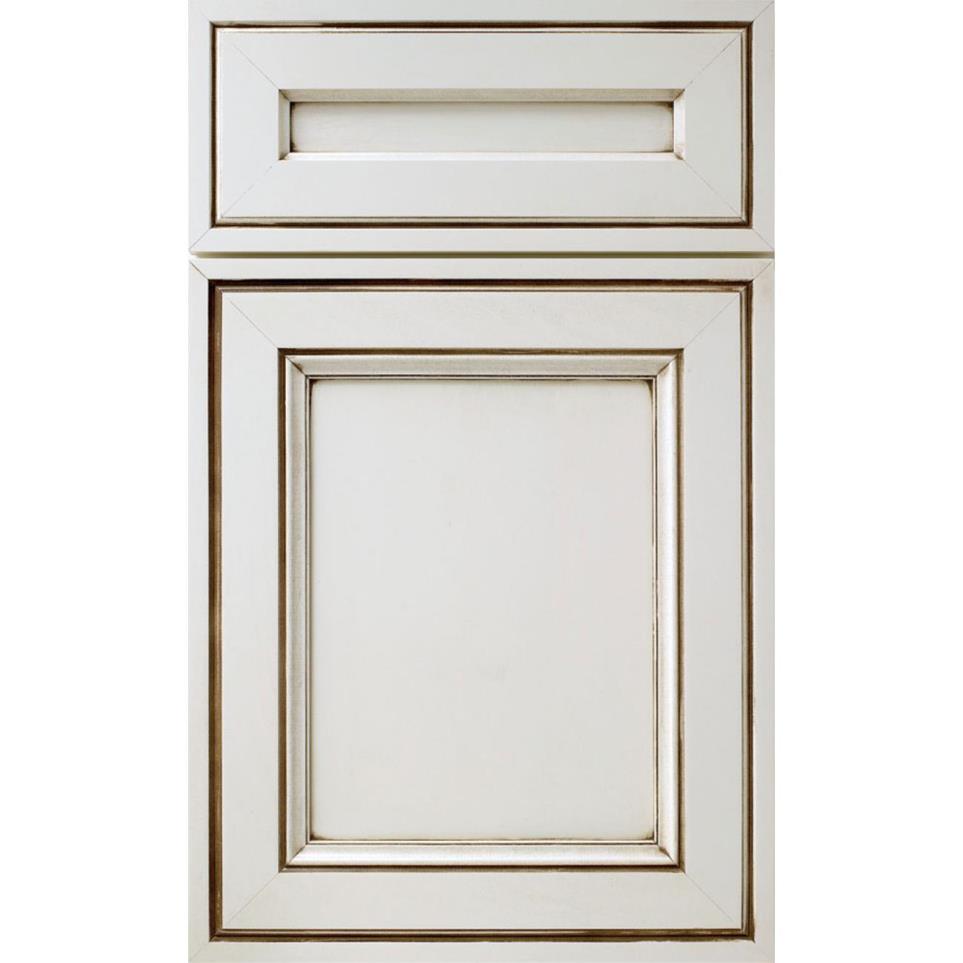 Square Coconut Amaretto Creme Glaze - Paint Square Cabinets