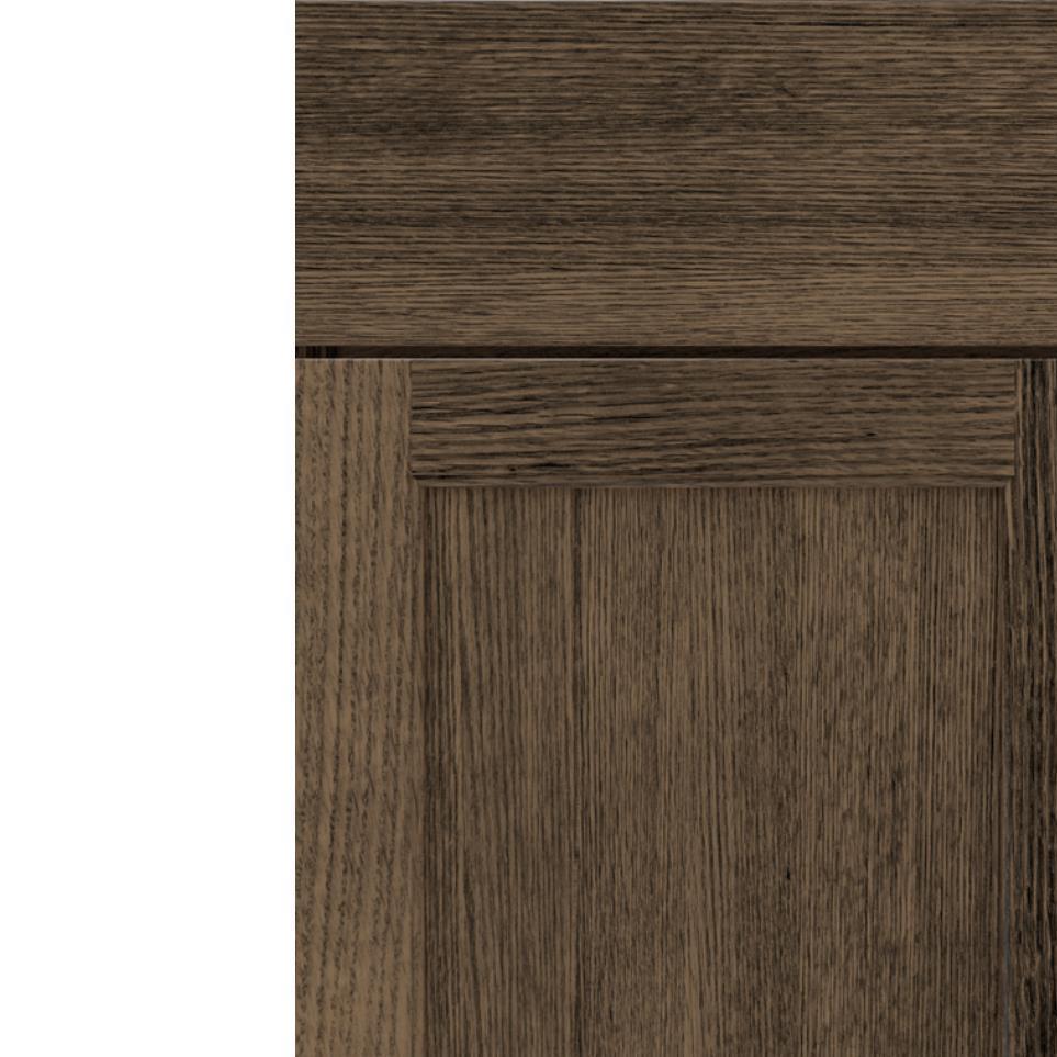 Square Gunny Relic Dark Finish Square Cabinets