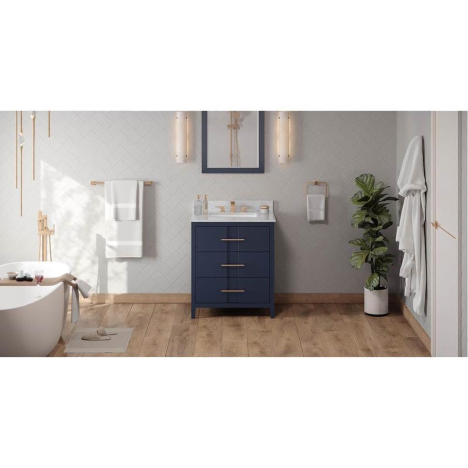 Base with Sink Top Hale Blue Blue / Purple Vanities