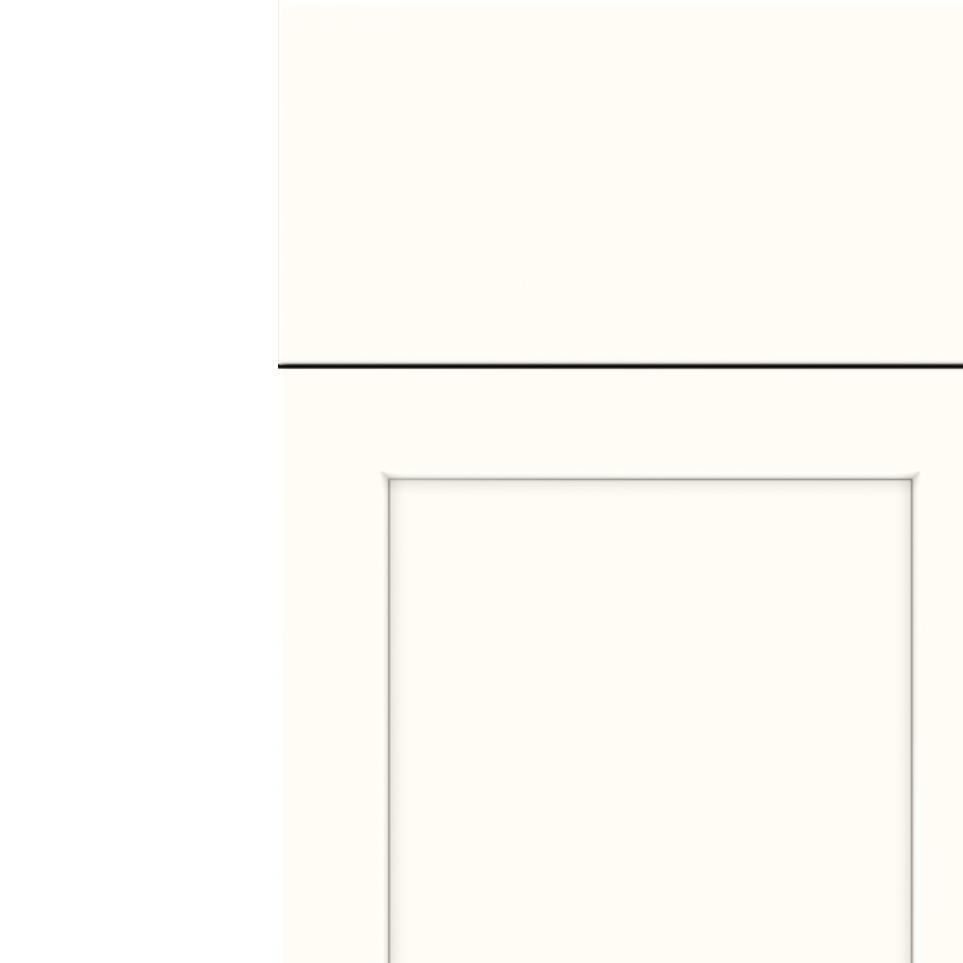 Square Satin White Paint - White Square Cabinets