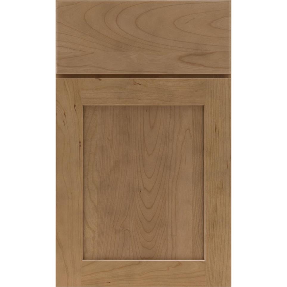 Square Buckskin Medium Finish Square Cabinets