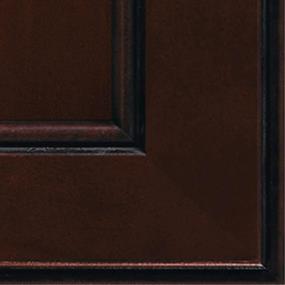 Square Cappuccino Black Glaze Glaze - Stain Square Cabinets