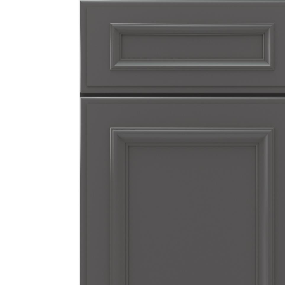 5 Piece Peppercorn Paint - Grey 5 Piece Cabinets