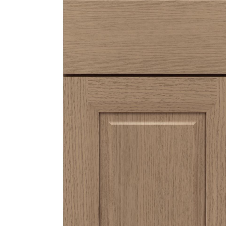 Square Boardwalk Light Finish Square Cabinets