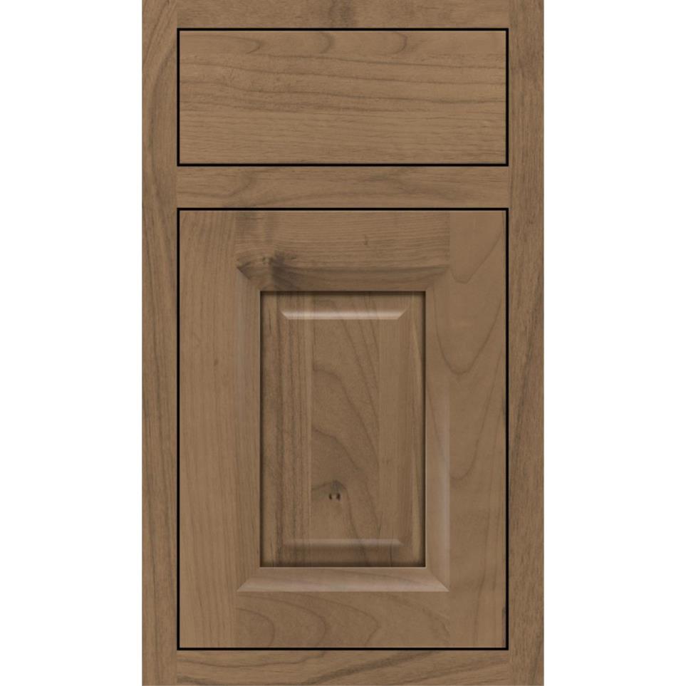 Inset Buckskin Medium Finish Inset Cabinets