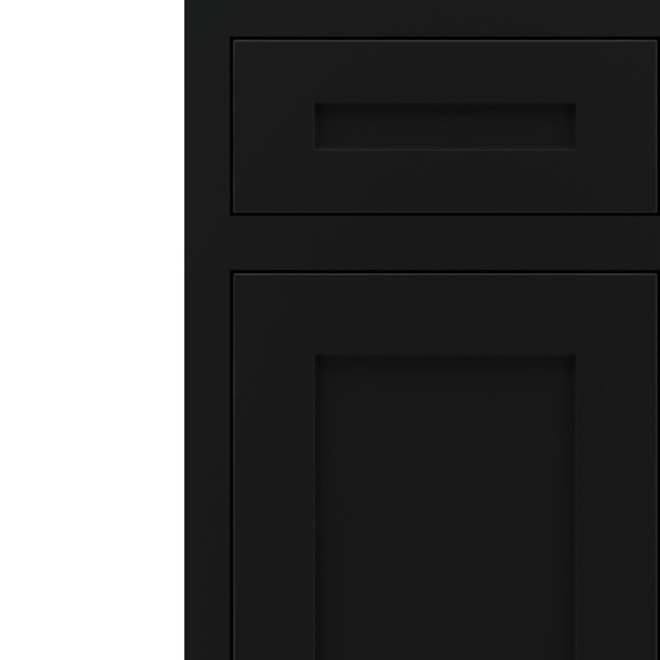 Inset Black Paint - Other Inset Cabinets