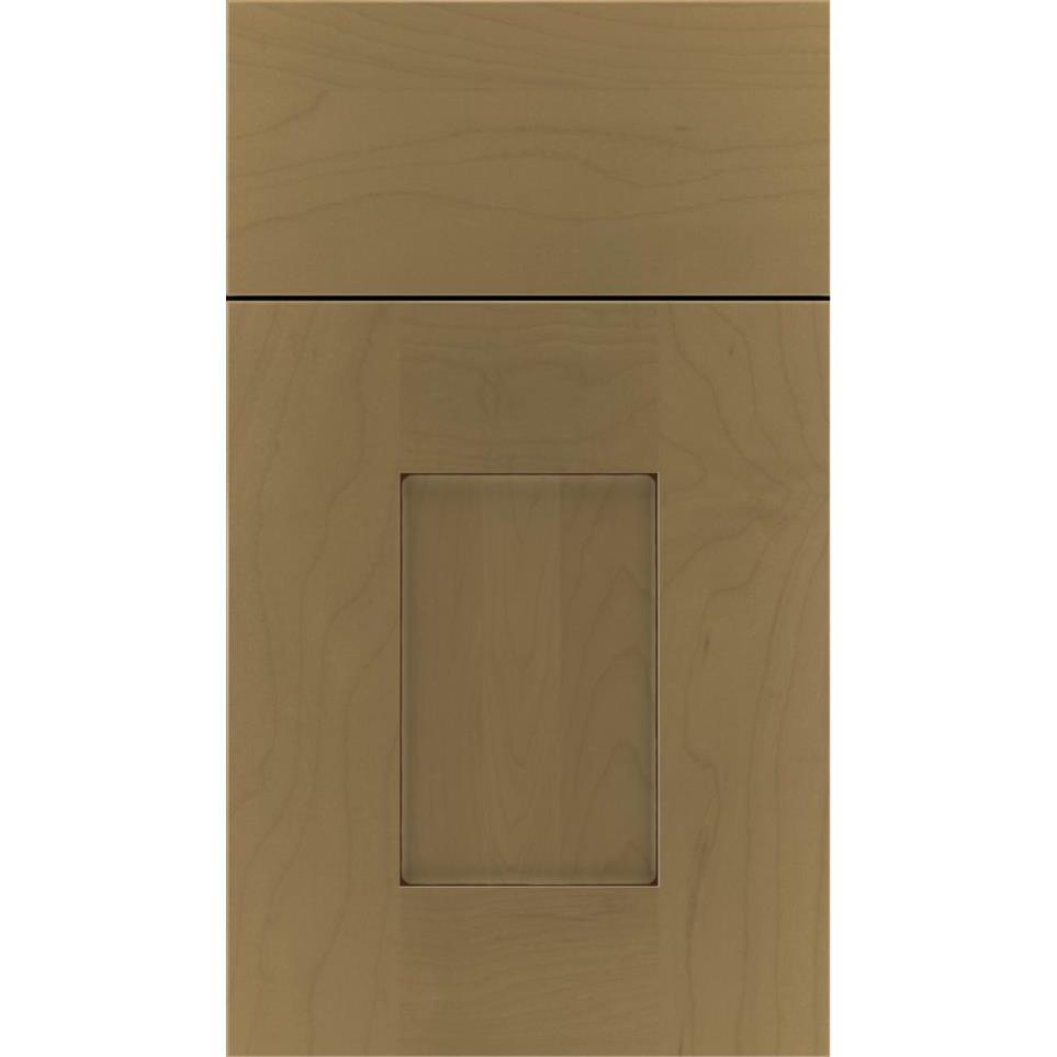 Square Frappe Mocha Glaze Glaze - Stain Square Cabinets