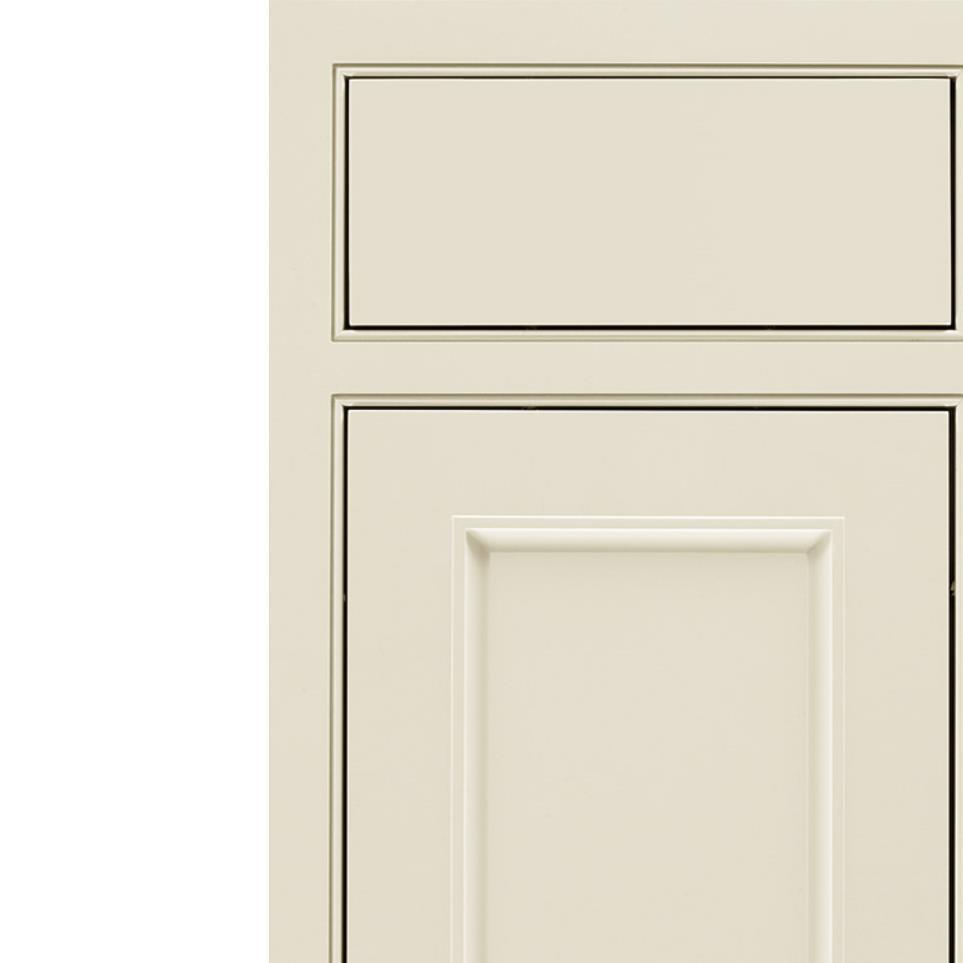 Square Beaded Chantille Paint - White Square Cabinets