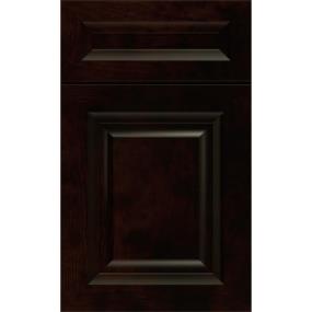 5 Piece Chocolate Dark Finish 5 Piece Cabinets