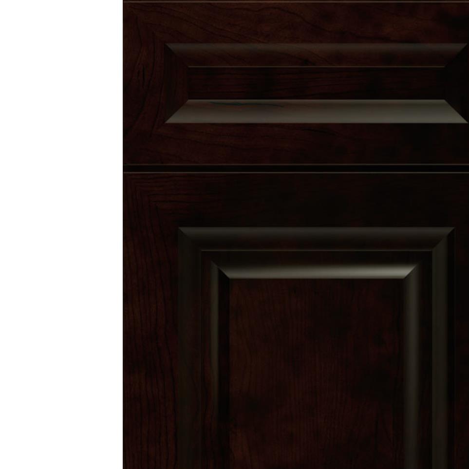 5 Piece Chocolate Dark Finish 5 Piece Cabinets