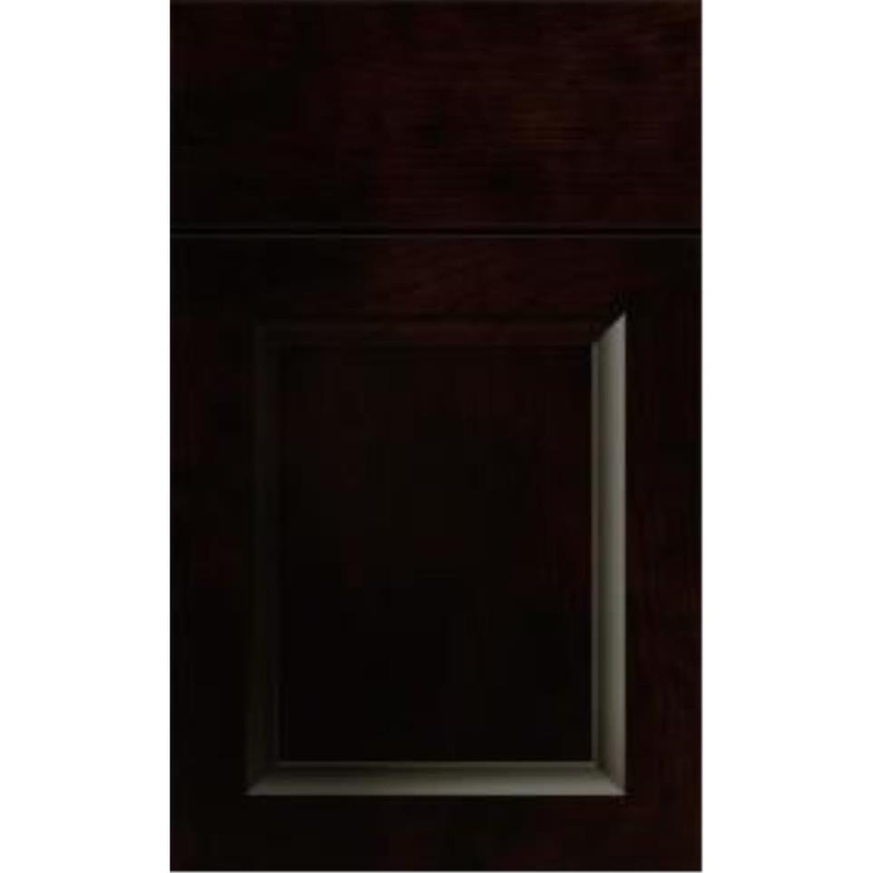 Square Chocolate Dark Finish Square Cabinets