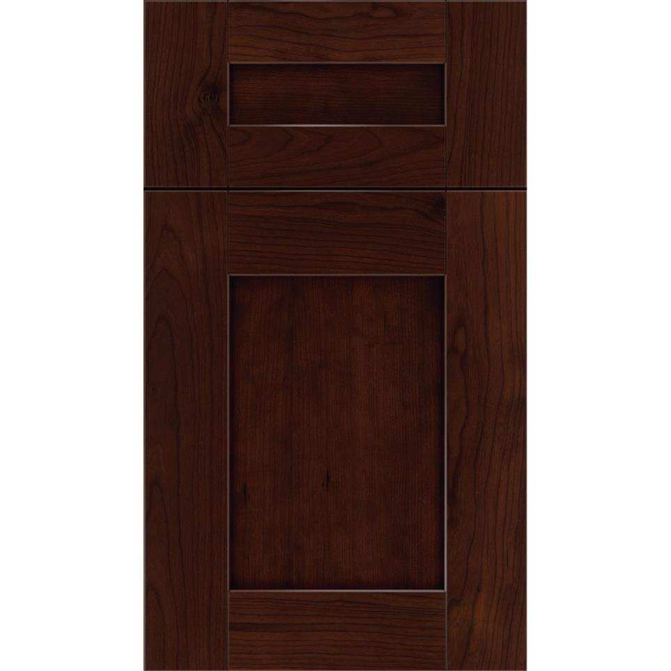 Square Cappuccino Dark Finish Square Cabinets