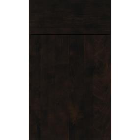 Slab Teaberry Dark Finish Slab Cabinets