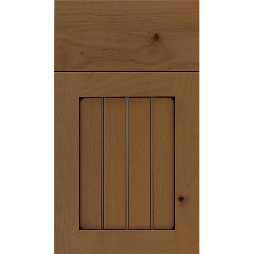 Square Toffee Black Glaze Glaze - Stain Square Cabinets