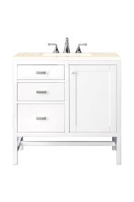 Base with Sink Top Glossy White White Vanities