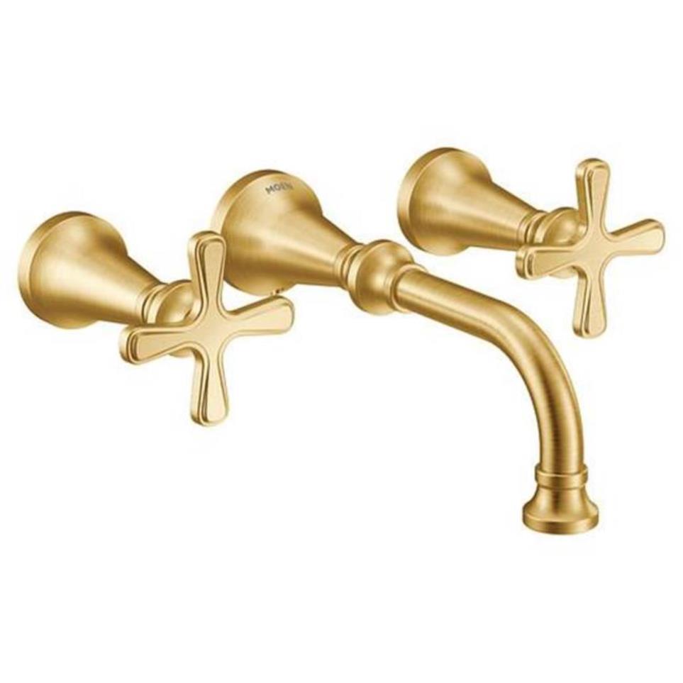 Bath Brushed Gold Brass / Gold Faucets