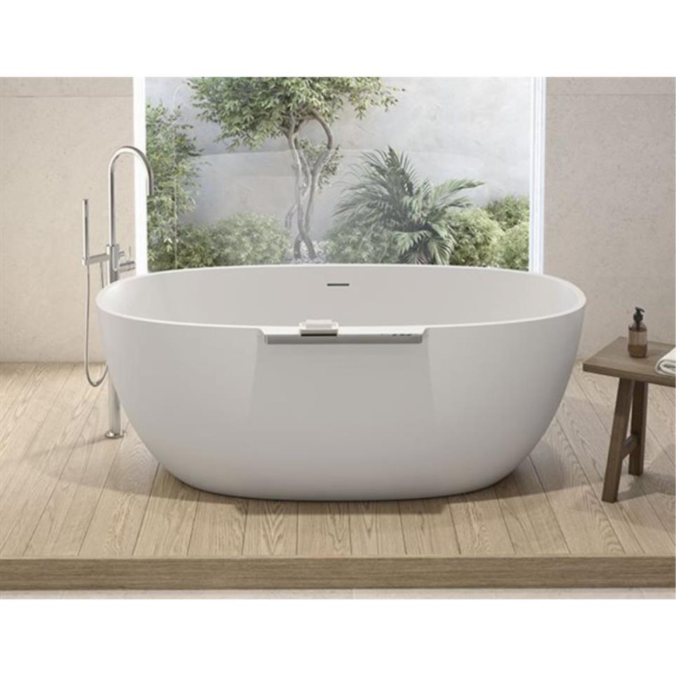 Soaking Tubs White/Chrome White Bathtubs