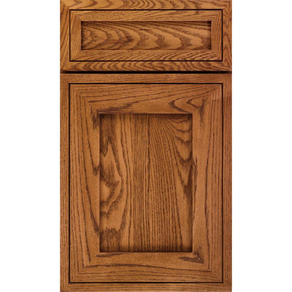 Square Suede Medium Finish Square Cabinets