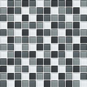 Mosaic Evening Mixer Glass Gray Tile