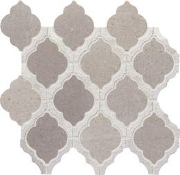Mosaic Demure Gray Blend Polished Gray Tile