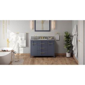 Base with Sink Top Blue Steel Blue / Purple Vanities