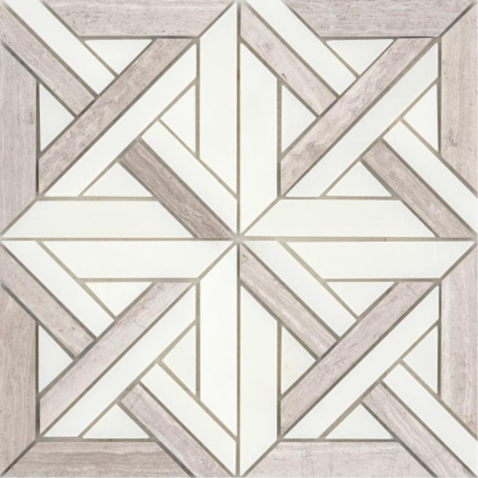 Mosaic Cream Beige/Tan Tile