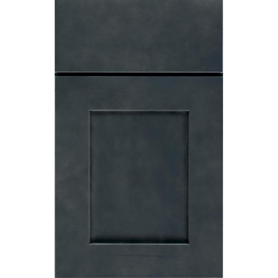 Square Storm Dark Finish Square Cabinets