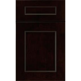 5 Piece Chocolate Dark Finish 5 Piece Cabinets