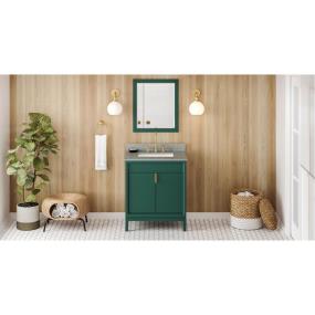 Base with Sink Top Green Green Vanities