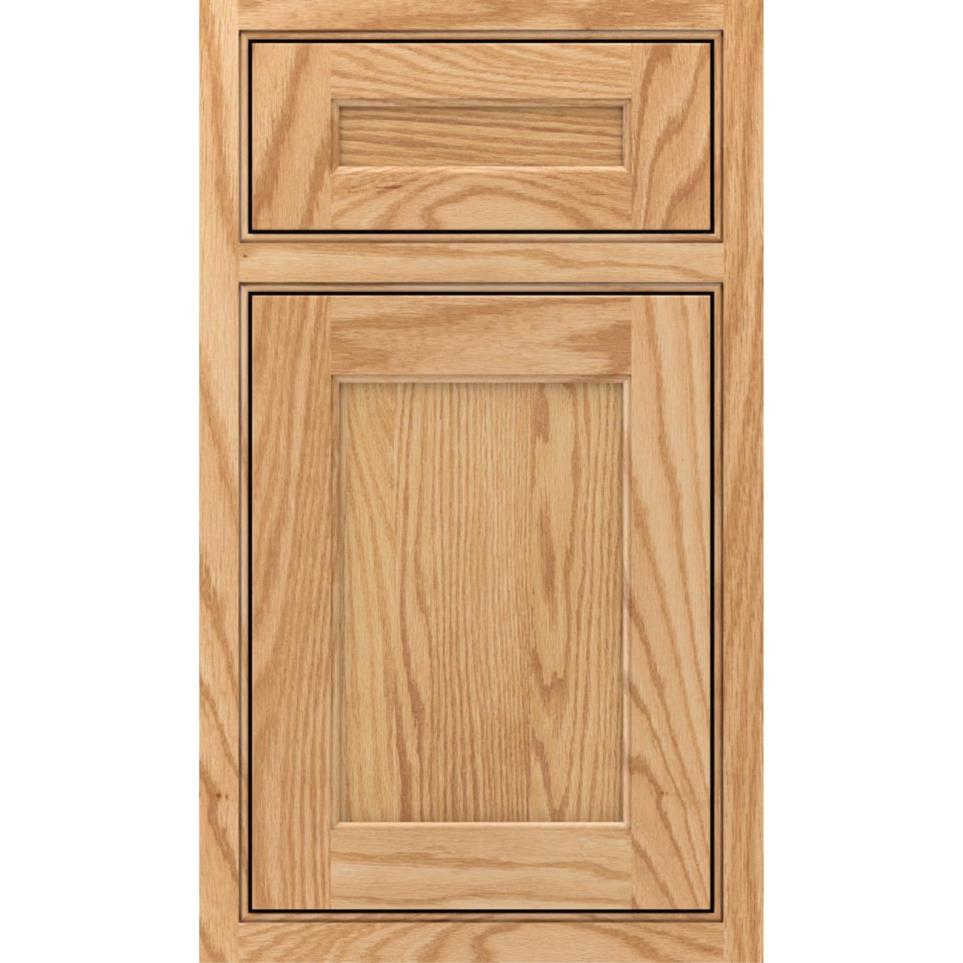 Square Natural Light Finish Square Cabinets