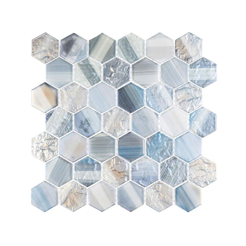 Mosaic Lido Down Blue Tile