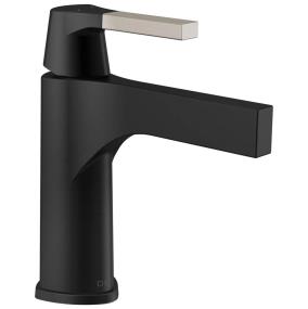 Bath Stainless With Matte Black Black Faucets