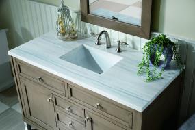 Base with Sink Top White Washed Walnut Light Finish Vanities