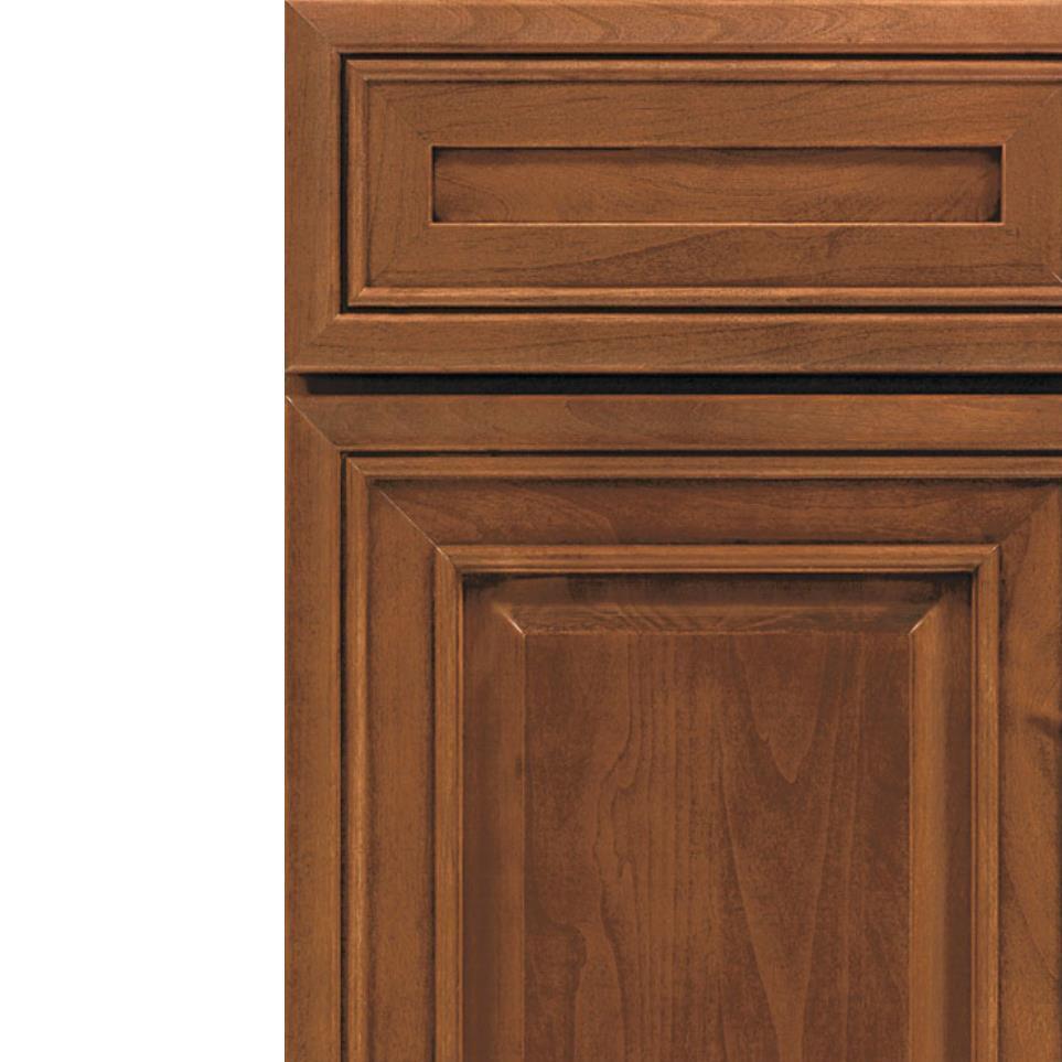 Square Coffee Medium Finish Square Cabinets