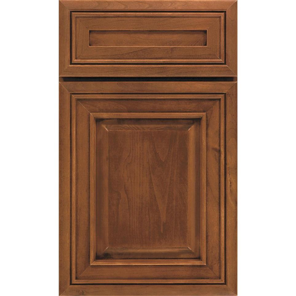 Square Coffee Medium Finish Square Cabinets