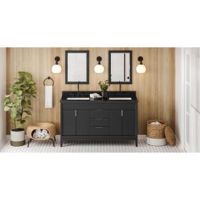 Base with Sink Top Black Grey / Black Vanities