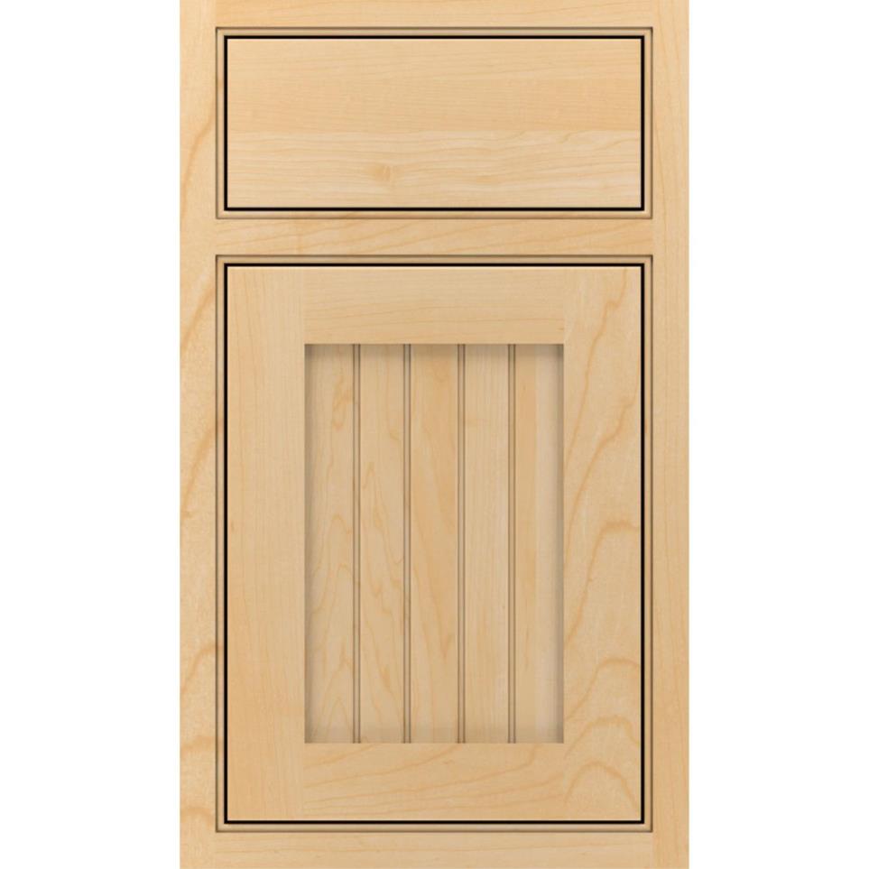 Square Natural Light Finish Square Cabinets