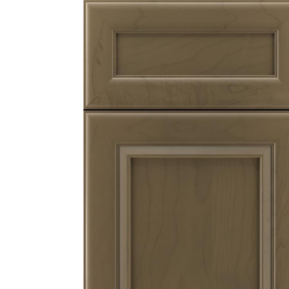 Square Cortado Medium Finish Square Cabinets