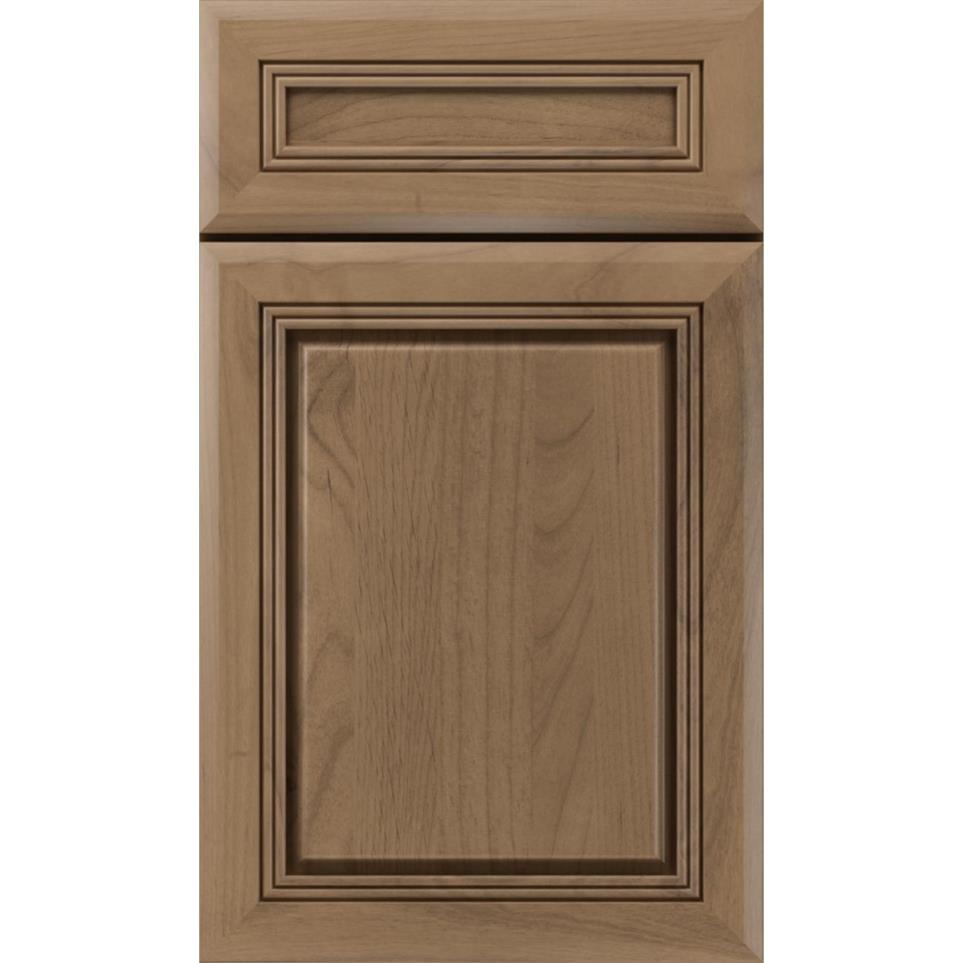 5 Piece Buckskin Medium Finish 5 Piece Cabinets