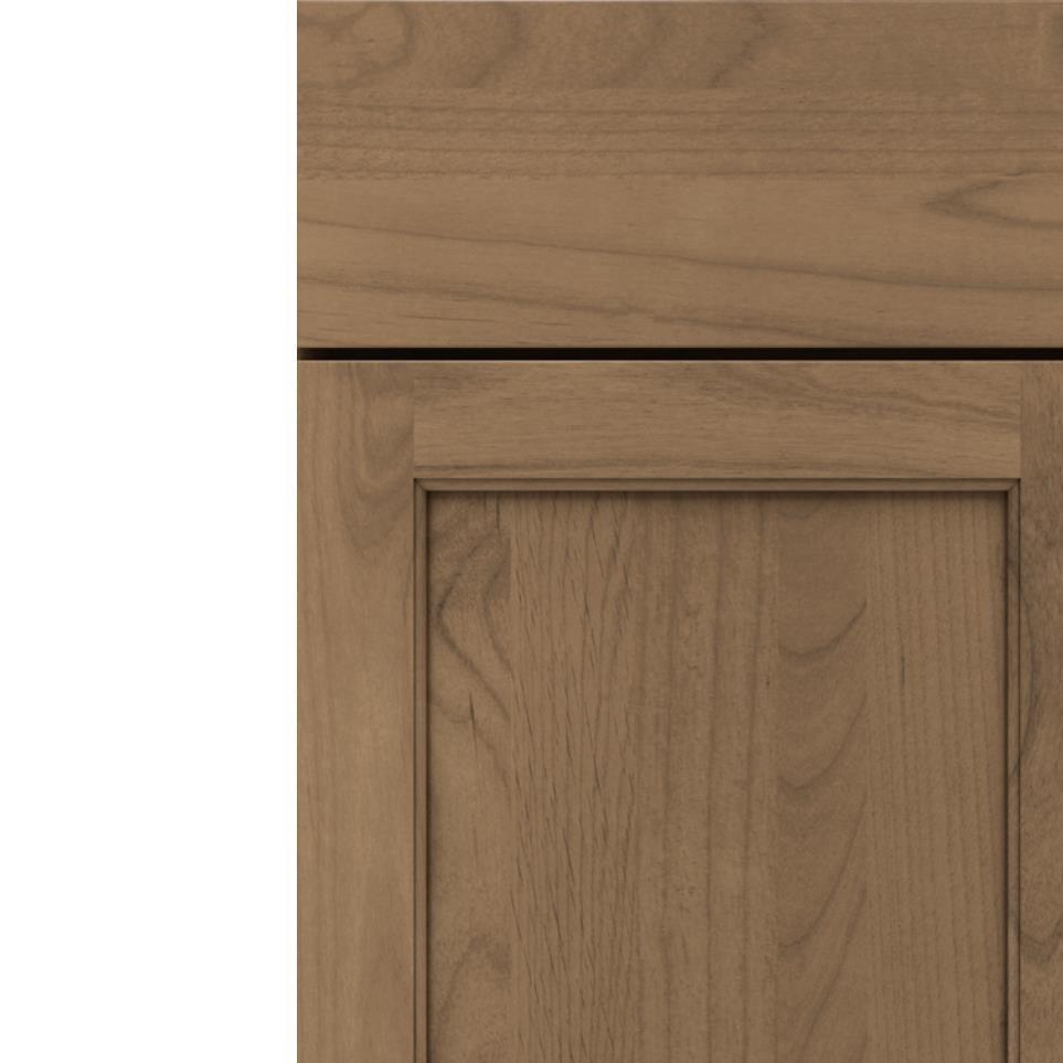 Square Buckskin Medium Finish Square Cabinets