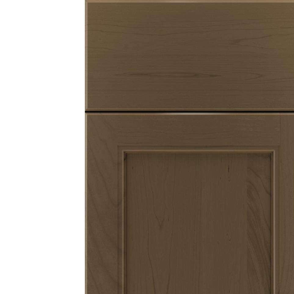 Square Cortado Medium Finish Square Cabinets