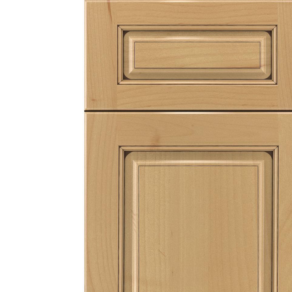 Square Natural Mocha Glaze Glaze - Stain Square Cabinets