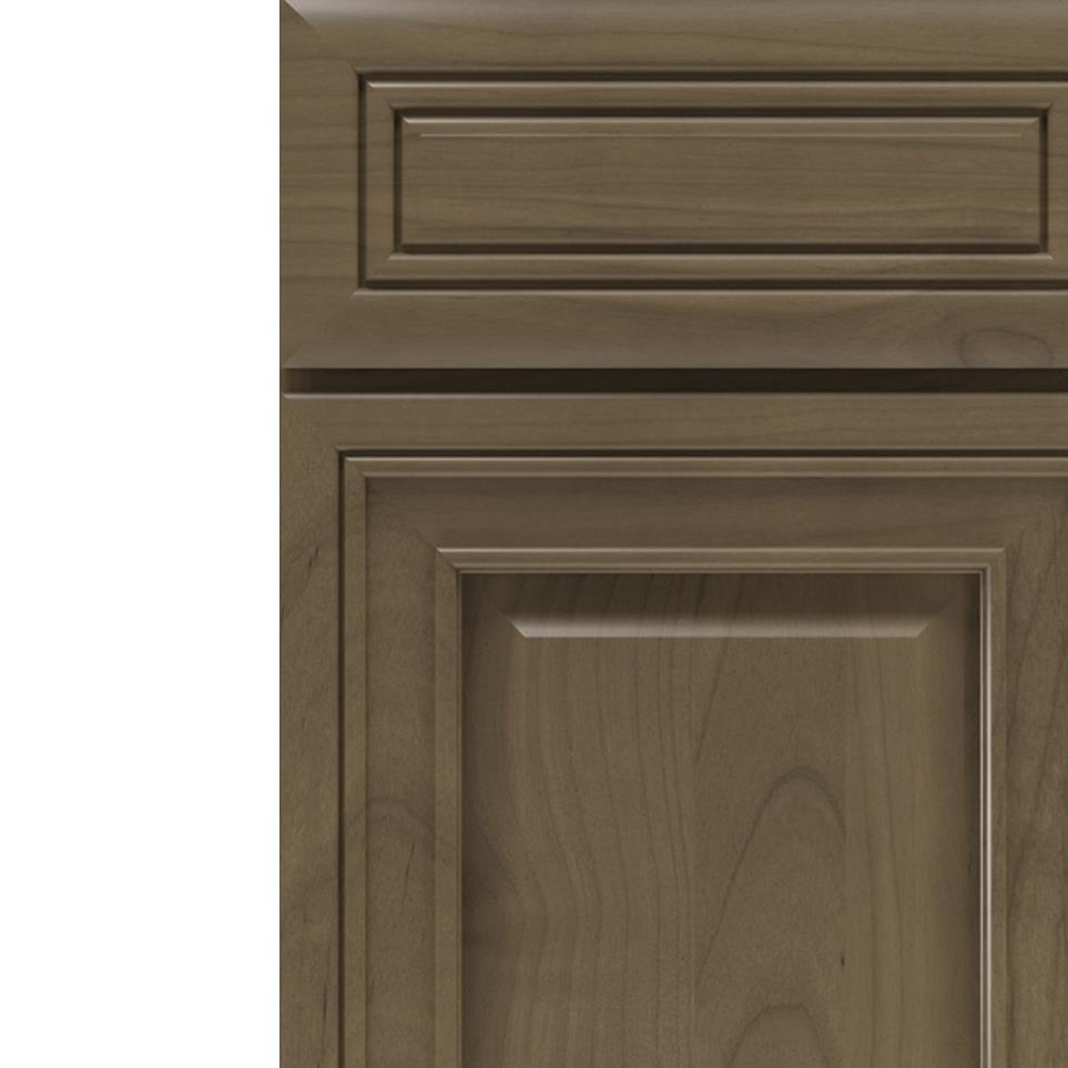 Square Morel Medium Finish Square Cabinets