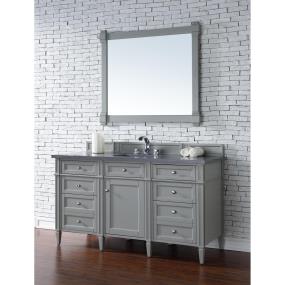 Base with Sink Top Urban Gray Grey / Black Vanities