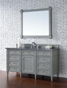 Base with Sink Top Urban Gray Grey / Black Vanities